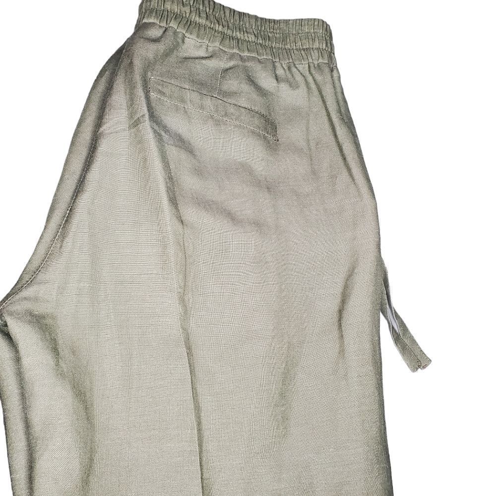 2B Bebe Wide Leg Pants Green Studded Pockets Women's Small - Picture 4 of 7